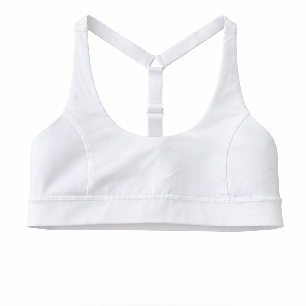 lululemon White Sports Bra - SZ 2